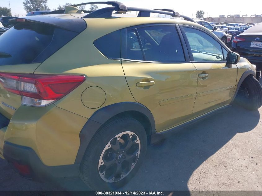 VIN JF2GTAPC4MH360022 2021 SUBARU CROSSTREK PREMIUM