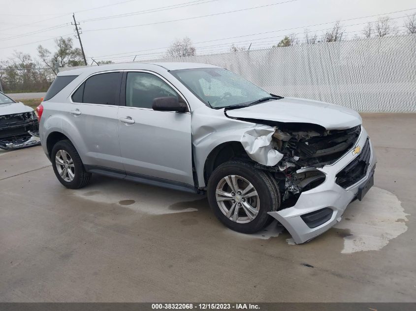 2016 CHEVROLET EQUINOX LS - 2GNFLEEK3G6227782