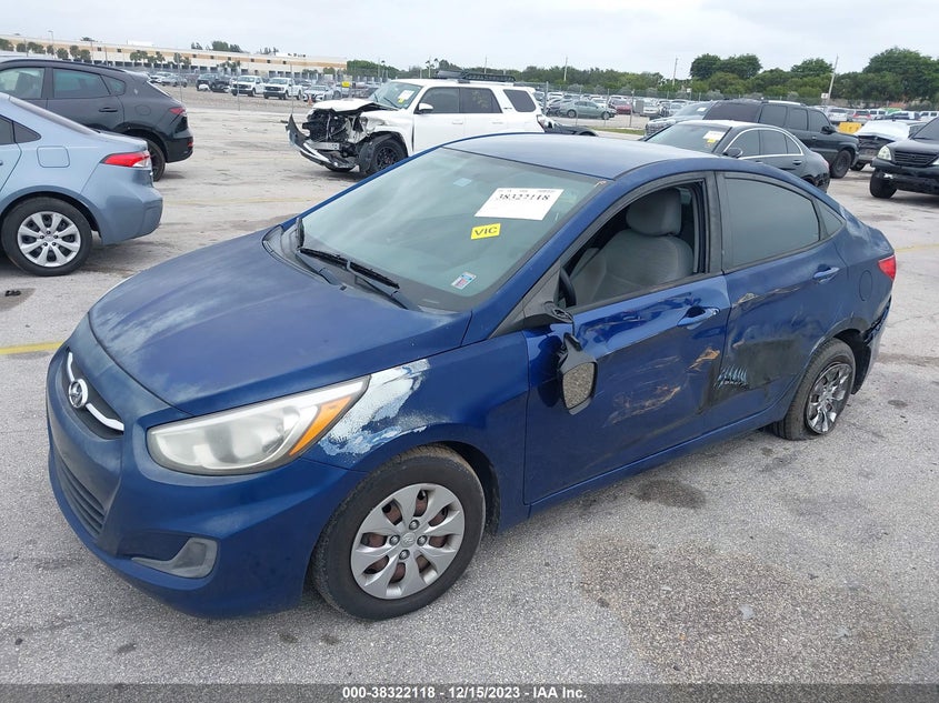 VIN KMHCT4AE2HU236302 2017 HYUNDAI ACCENT SE