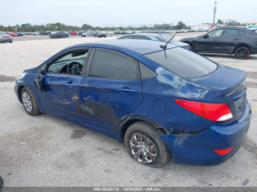 VIN KMHCT4AE2HU236302 2017 HYUNDAI ACCENT SE
