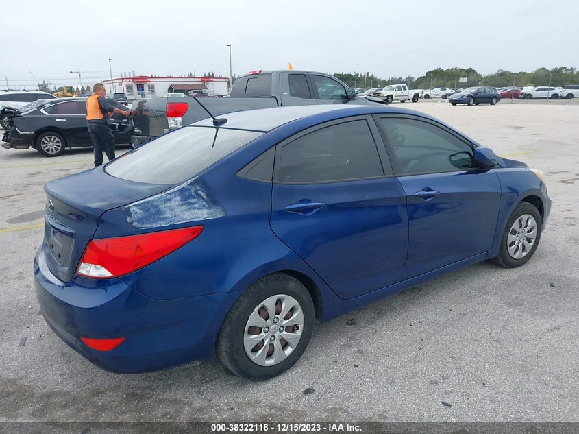 VIN KMHCT4AE2HU236302 2017 HYUNDAI ACCENT SE