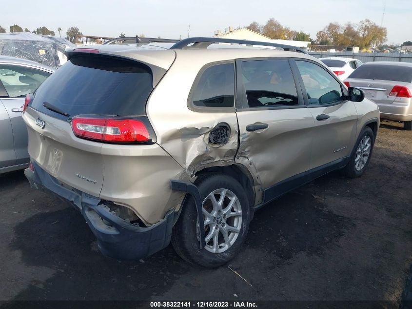 2015 JEEP CHEROKEE SPORT - 1C4PJLABXFW663160