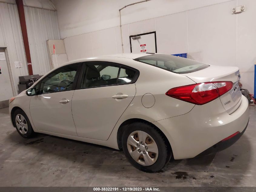 2015 KIA FORTE LX - KNAFK4A68F5265921