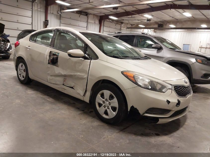 2015 KIA FORTE LX - KNAFK4A68F5265921