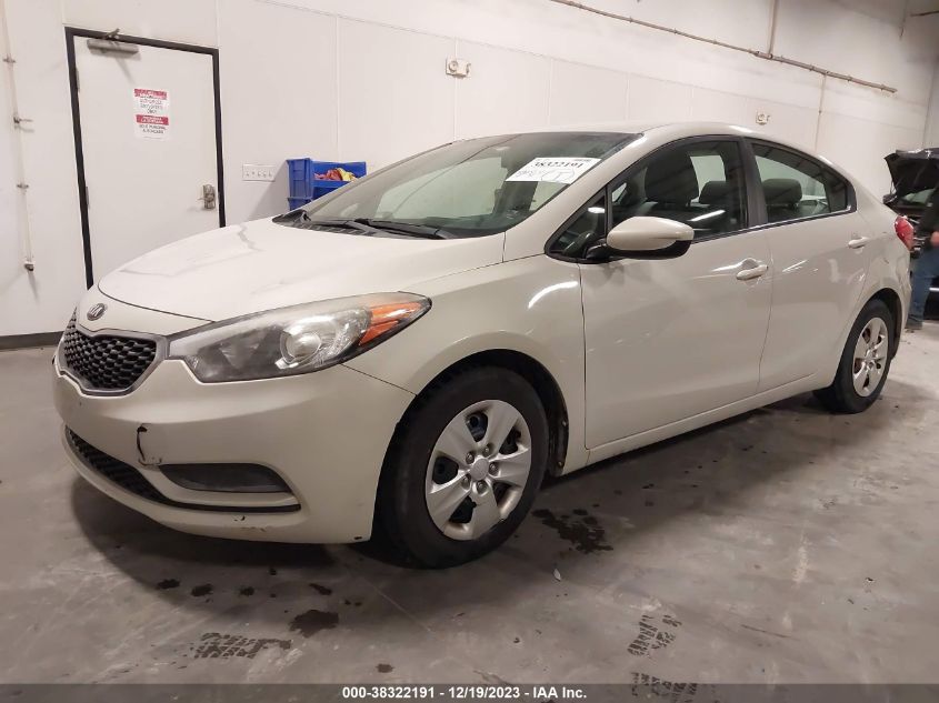 2015 KIA FORTE LX - KNAFK4A68F5265921