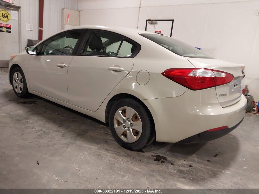 2015 KIA FORTE LX - KNAFK4A68F5265921
