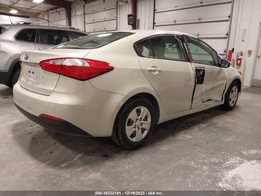 2015 KIA FORTE LX - KNAFK4A68F5265921