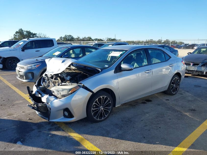 2015 TOYOTA COROLLA L/LE/LE PLS/PRM/S/S PLS - 5YFBURHE8FP295929