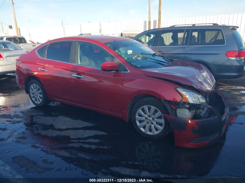 2014 NISSAN SENTRA S/SV/SR/SL - 3N1AB7AP9EY325815