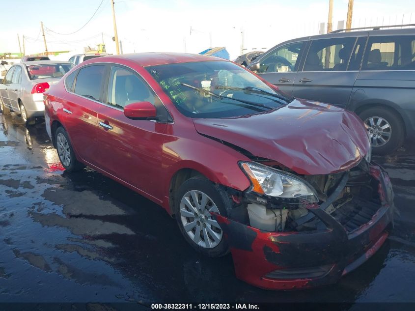 2014 NISSAN SENTRA S/SV/SR/SL - 3N1AB7AP9EY325815