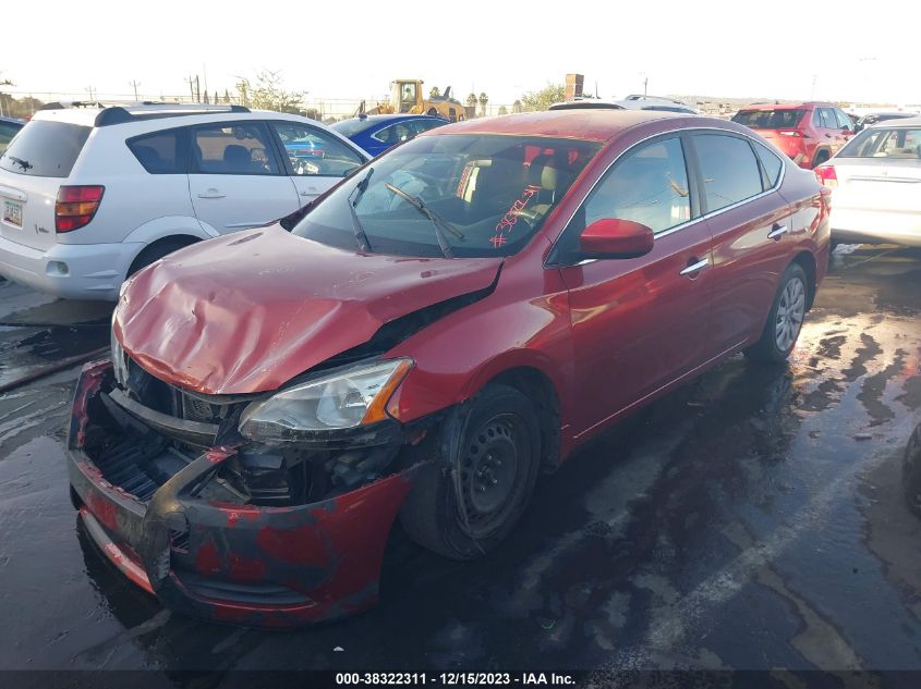 2014 NISSAN SENTRA S/SV/SR/SL - 3N1AB7AP9EY325815