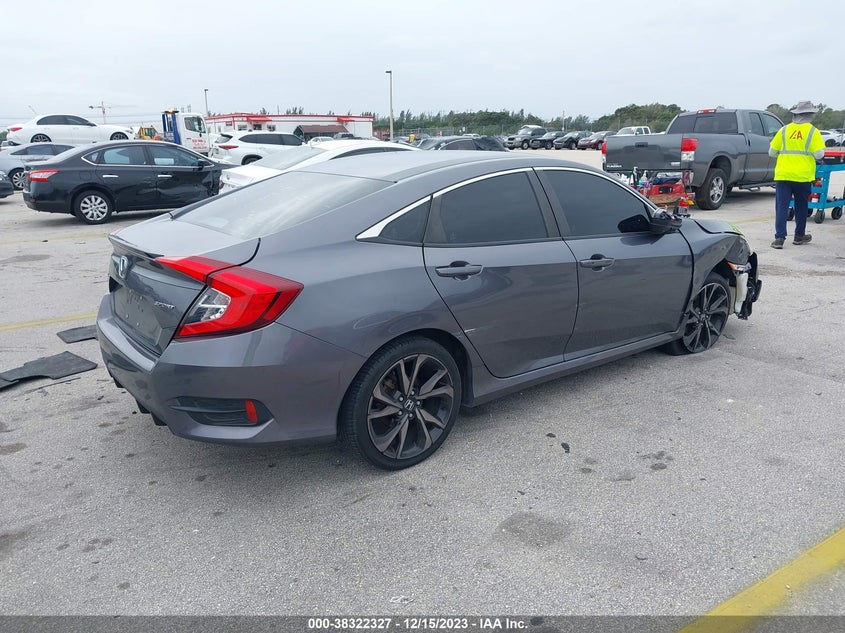 VIN 2HGFC2F87KH592099 2019 HONDA CIVIC SPORT