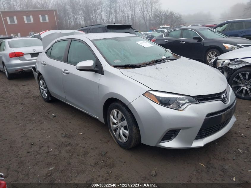 2016 TOYOTA COROLLA LE - 2T1BURHE1GC516367