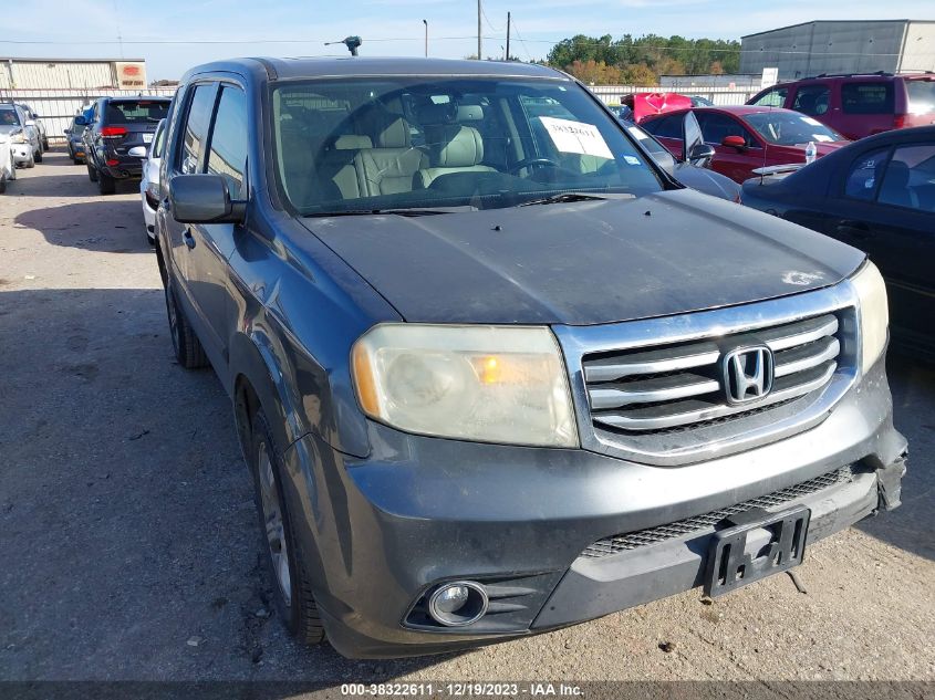 2013 HONDA PILOT EXL - 5FNYF3H51DB023300