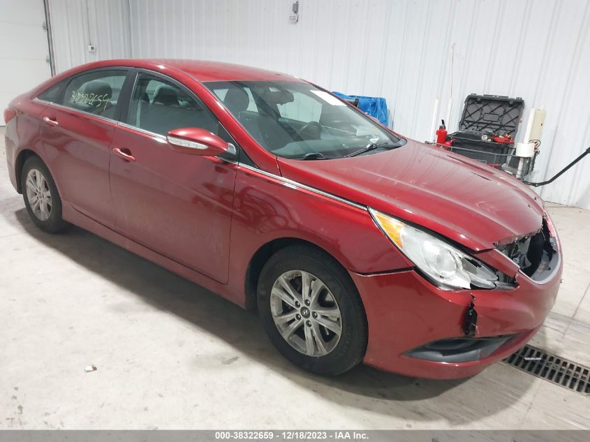 2014 HYUNDAI SONATA GLS - 5NPEB4ACXEH908904