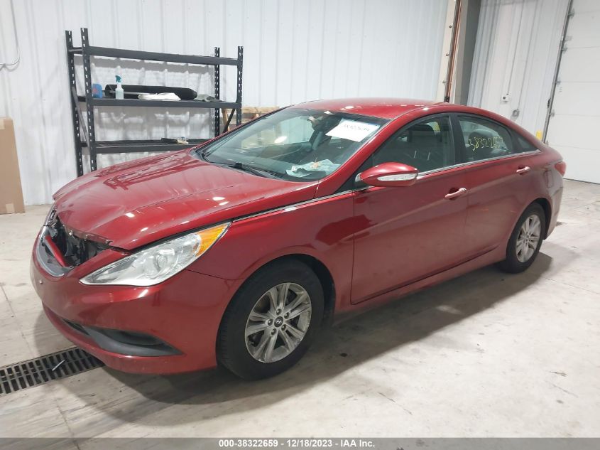 2014 HYUNDAI SONATA GLS - 5NPEB4ACXEH908904