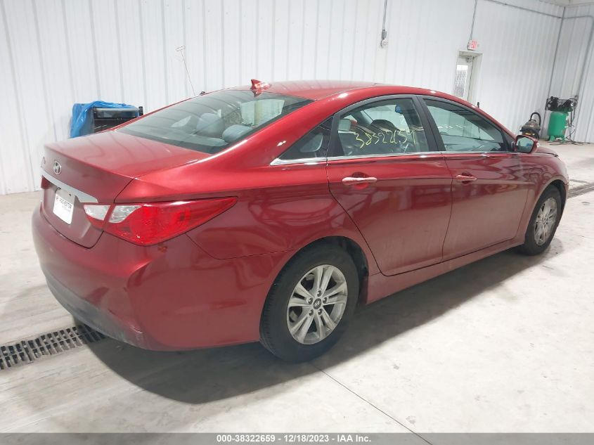 2014 HYUNDAI SONATA GLS - 5NPEB4ACXEH908904