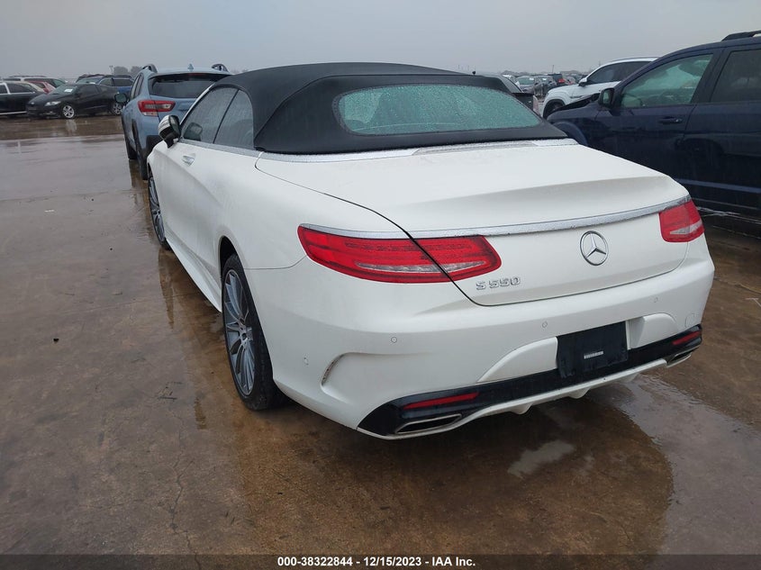 VIN WDDXK8CB4HA023281 2017 MERCEDES-BENZ S 550