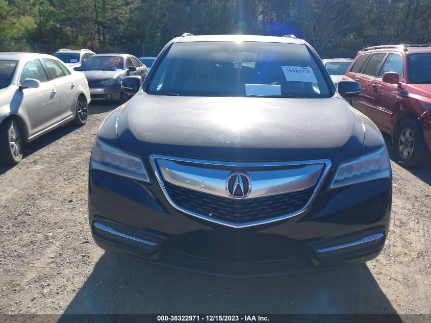 2014 ACURA MDX TECH PKG - 5FRYD3H47EB014100