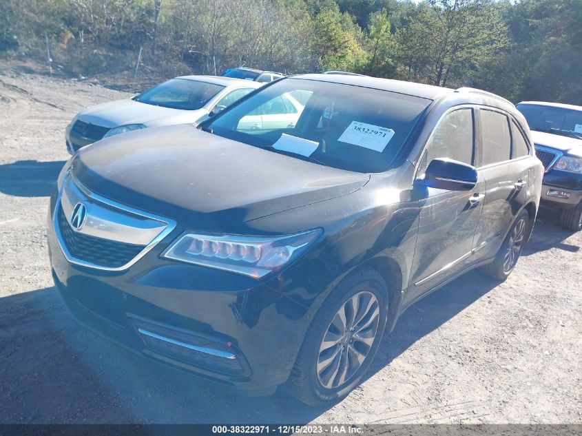2014 ACURA MDX TECH PKG - 5FRYD3H47EB014100