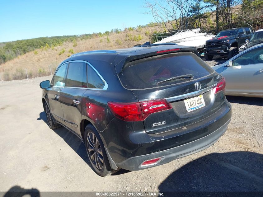 2014 ACURA MDX TECH PKG - 5FRYD3H47EB014100