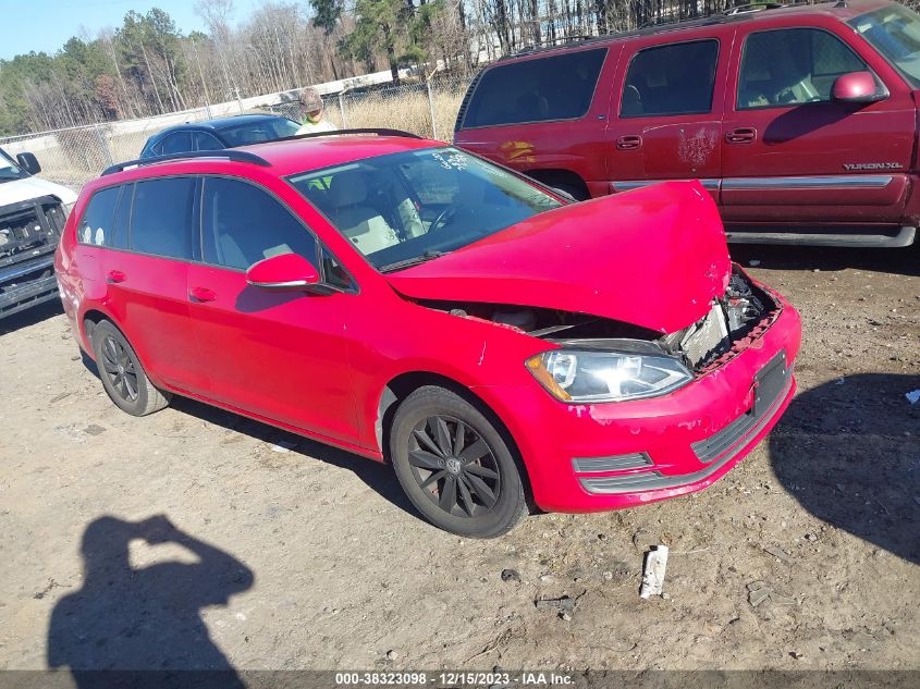 2015 VOLKSWAGEN GOLF SPORTWAGEN TSI S 4-DOOR - 3VWC17AU0FM503356