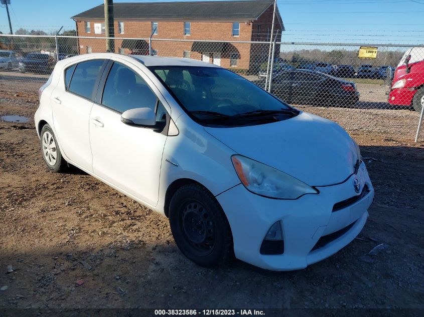 2013 TOYOTA PRIUS C TWO - JTDKDTB33D1544224