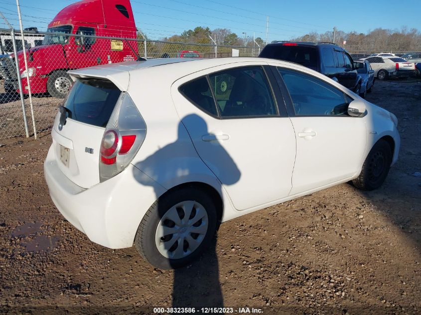 2013 TOYOTA PRIUS C TWO - JTDKDTB33D1544224