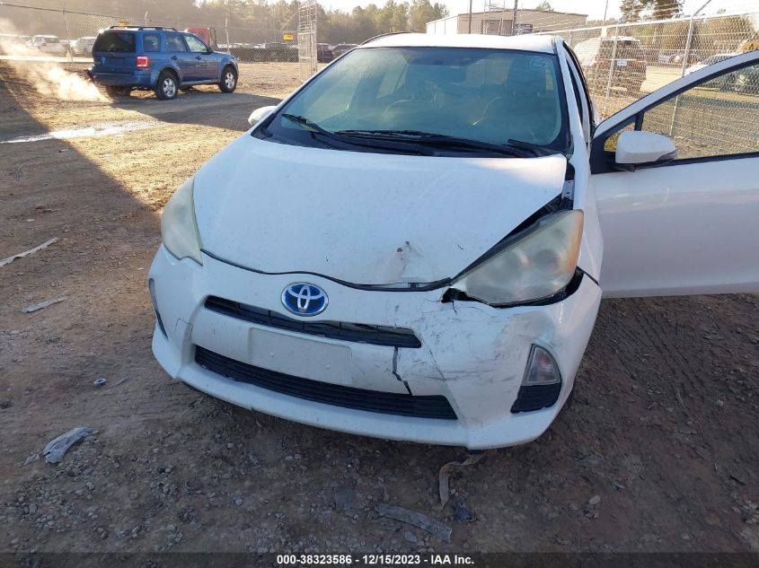 2013 TOYOTA PRIUS C TWO - JTDKDTB33D1544224
