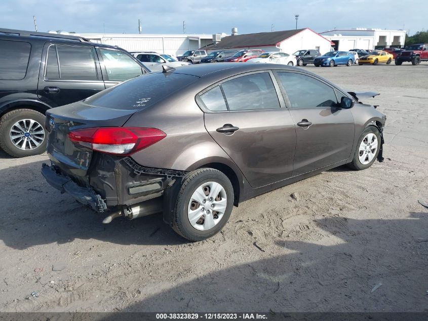 2017 KIA FORTE LX - 3KPFK4A79HE135987