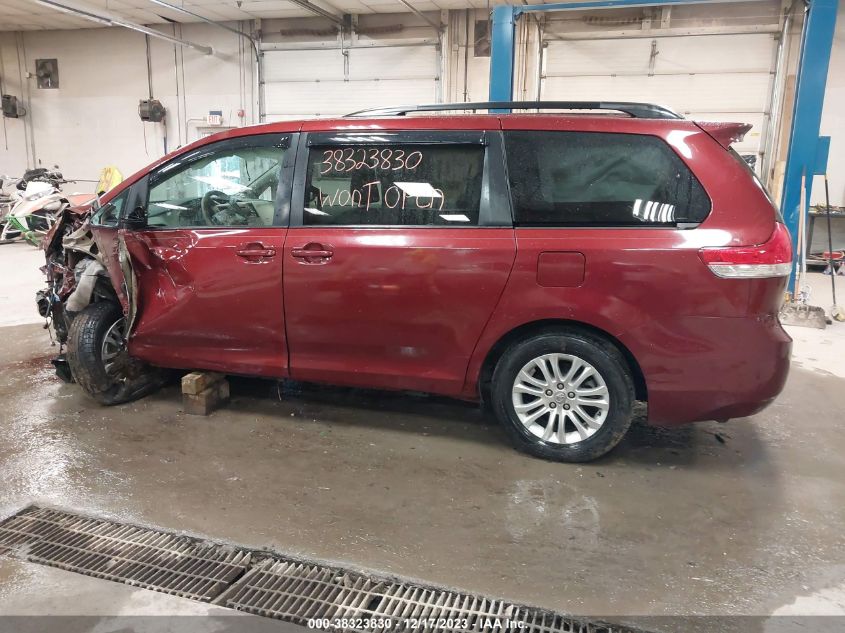 2014 TOYOTA SIENNA XLE V6 8 PASSENGER - 5TDYK3DC3ES433951