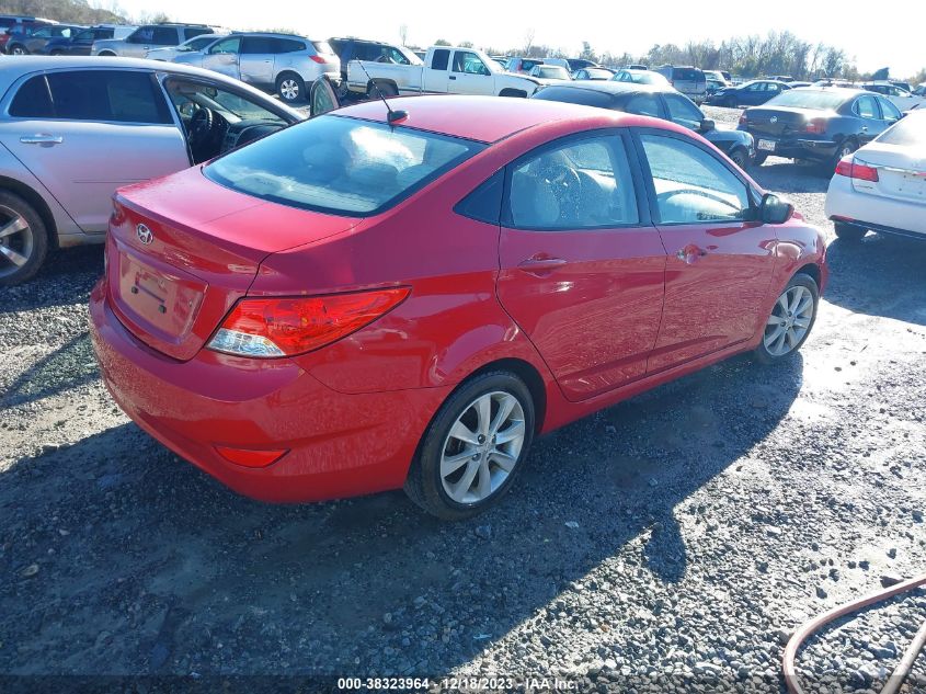 2013 HYUNDAI ACCENT GLS - KMHCU4AE6DU276387