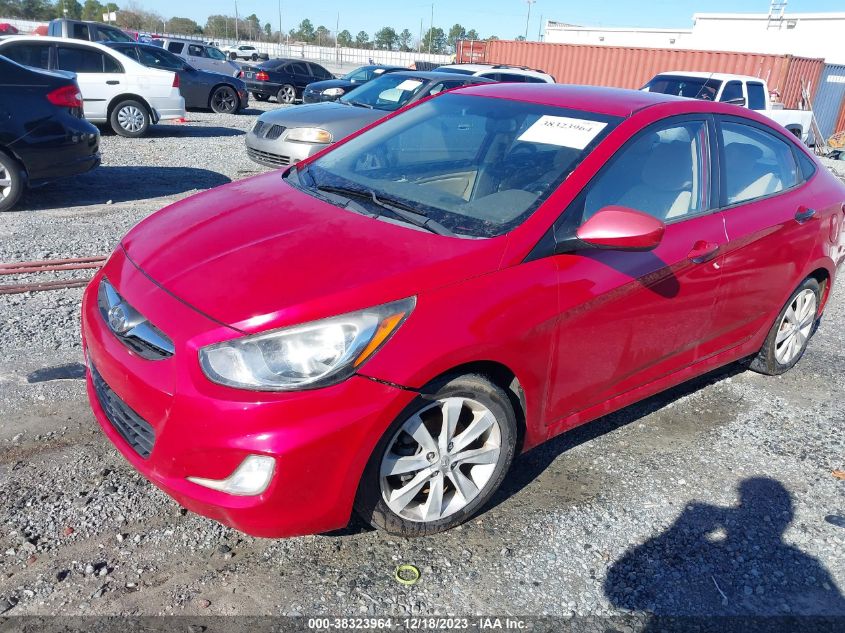 2013 HYUNDAI ACCENT GLS - KMHCU4AE6DU276387