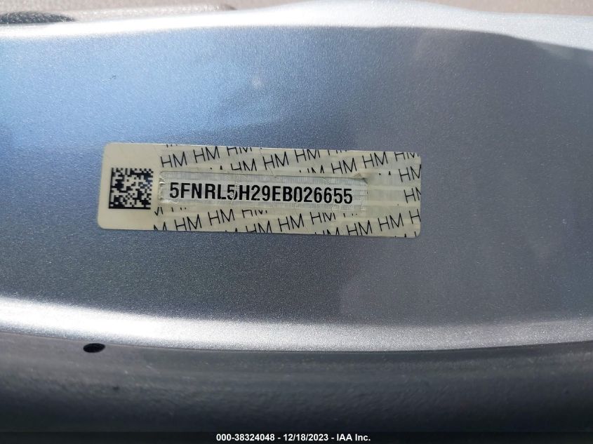 2014 HONDA ODYSSEY LX - 5FNRL5H29EB026655