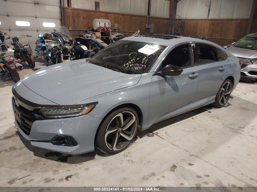2021 HONDA ACCORD SPORT - 1HGCV2F3XMA022990