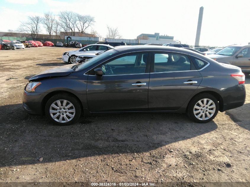 2014 NISSAN SENTRA S/SV/SR/SL - 1N4AB7AP7EN855667