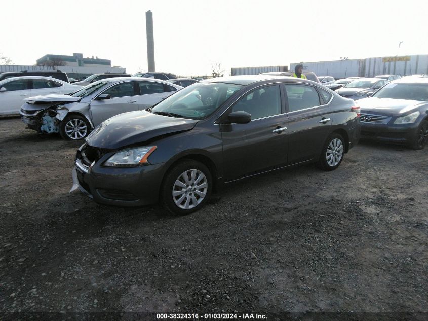 2014 NISSAN SENTRA S/SV/SR/SL - 1N4AB7AP7EN855667