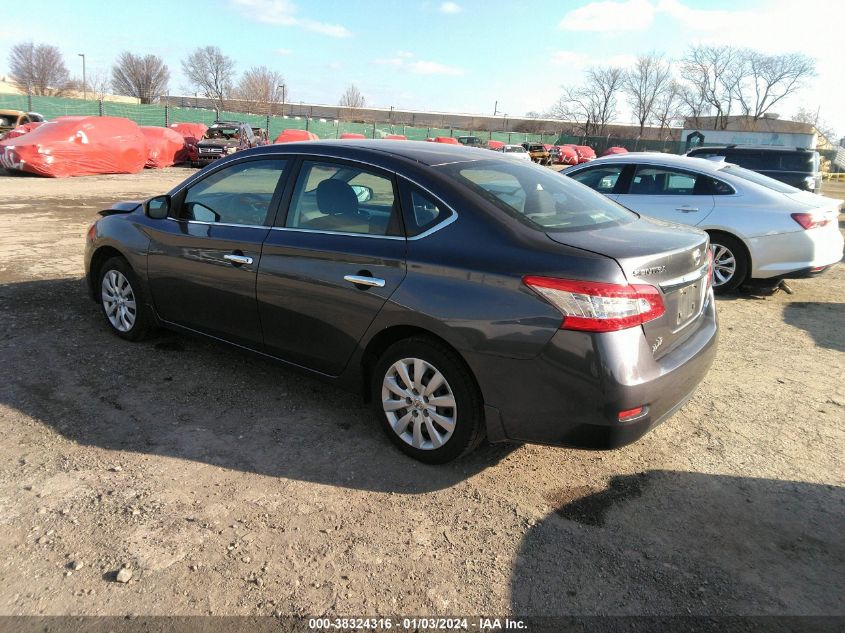 2014 NISSAN SENTRA S/SV/SR/SL - 1N4AB7AP7EN855667