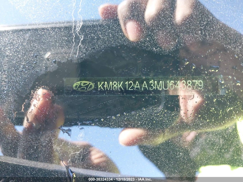 VIN KM8K12AA3MU643879 2021 HYUNDAI KONA SE