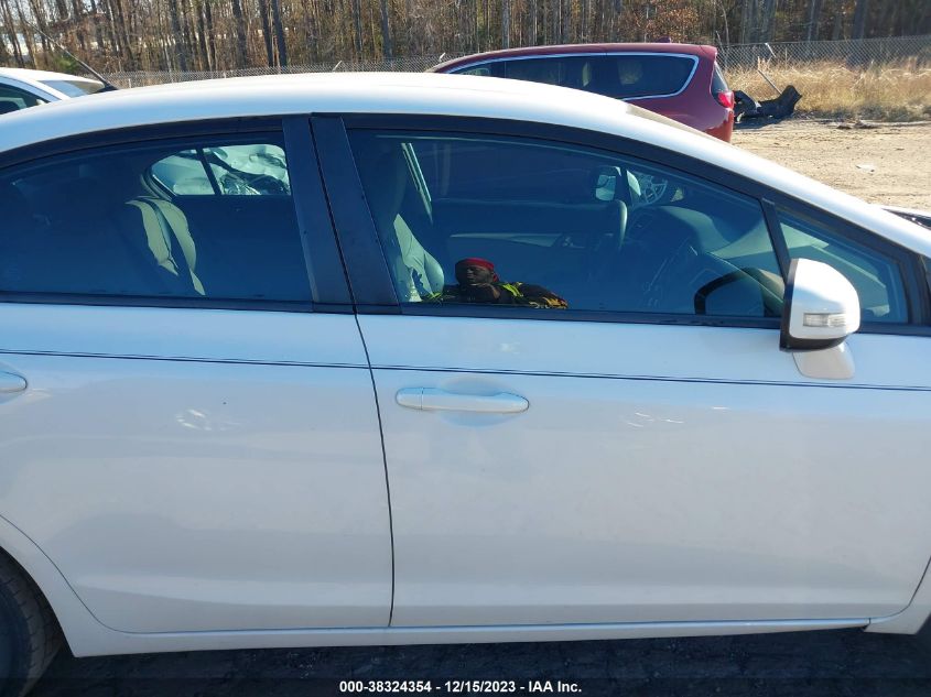 2013 HONDA CIVIC HYBRID - 19XFB4F35DE203394