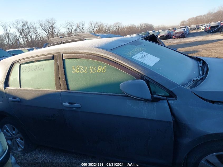 2015 VOLKSWAGEN GOLF TDI S 4-DOOR 3VWRA7AU5FM028510