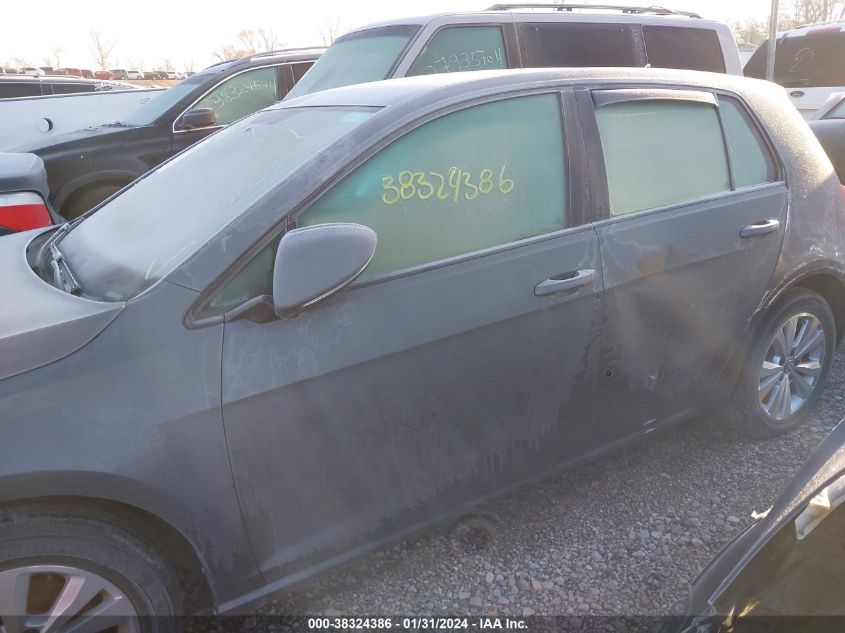 2015 VOLKSWAGEN GOLF TDI S 4-DOOR 3VWRA7AU5FM028510