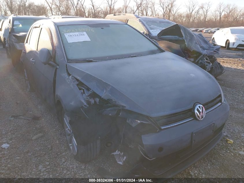 2015 VOLKSWAGEN GOLF TDI S 4-DOOR - 3VWRA7AU5FM028510