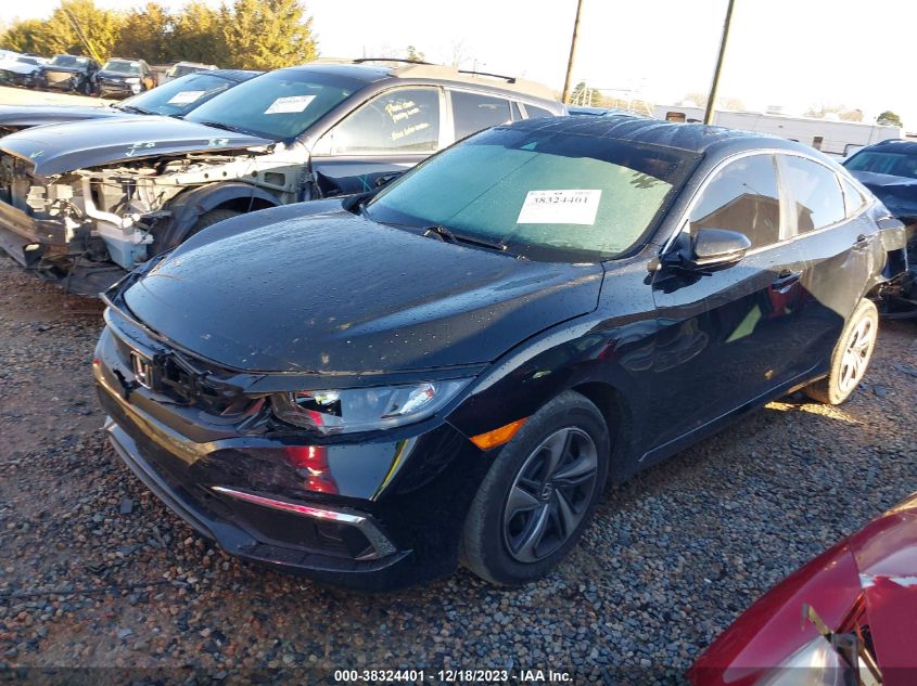 2021 HONDA CIVIC LX - 19XFC2F60ME000604