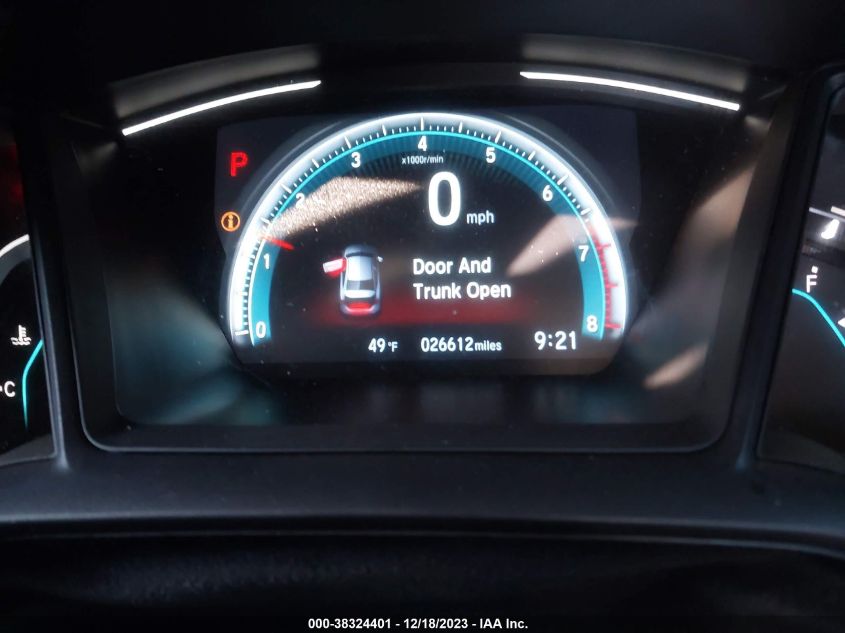 2021 HONDA CIVIC LX - 19XFC2F60ME000604