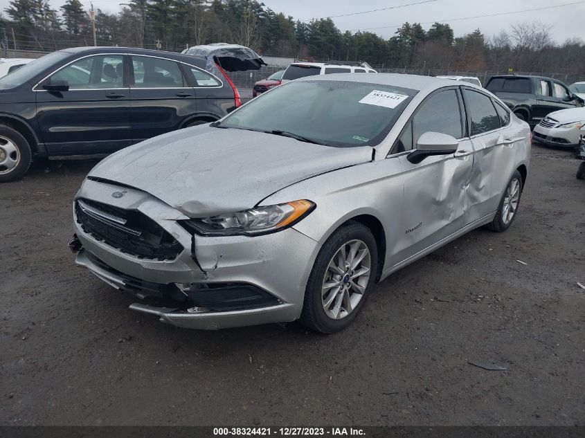2017 FORD FUSION HYBRID SE - 3FA6P0LU8HR238362