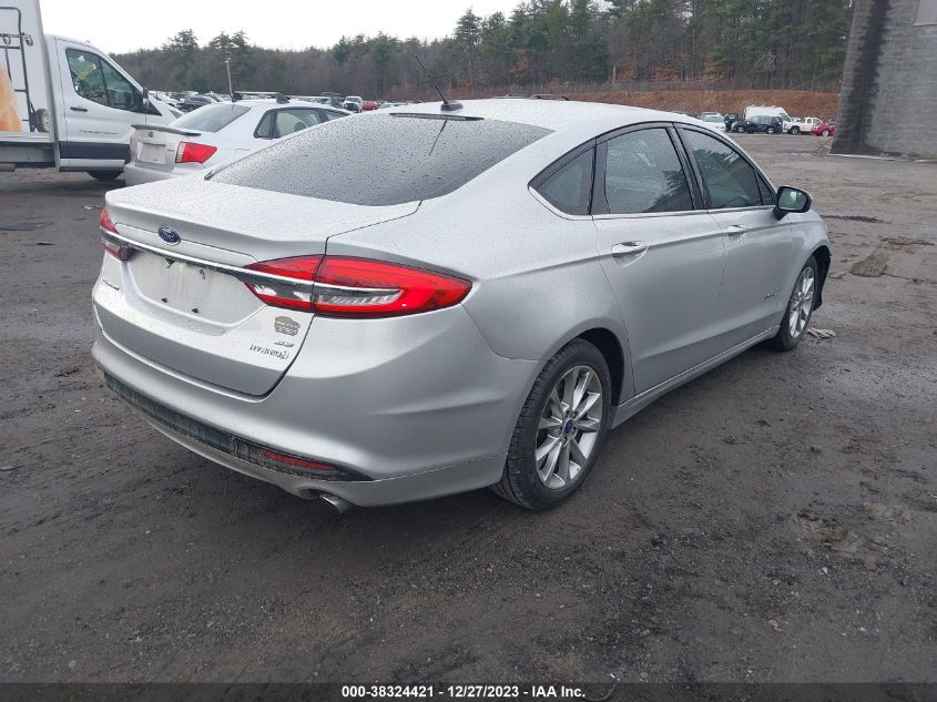 2017 FORD FUSION HYBRID SE - 3FA6P0LU8HR238362