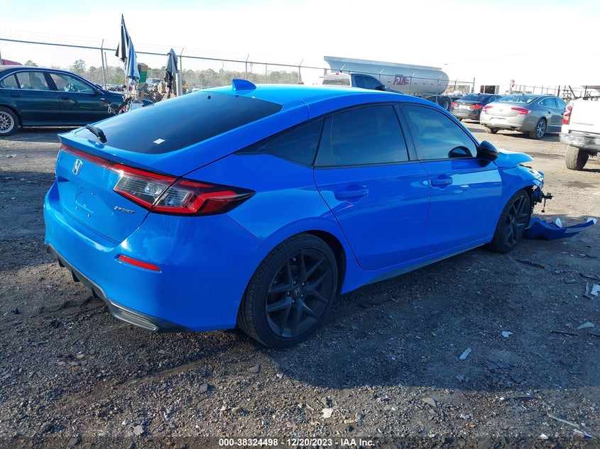 VIN 19XFL2H83NE014884 2022 HONDA CIVIC SPORT