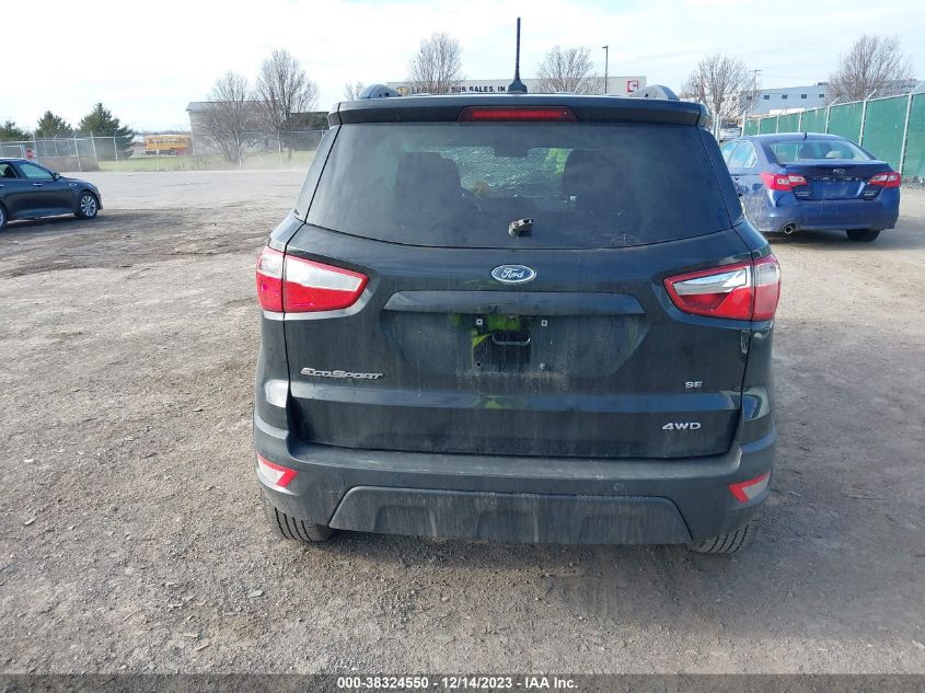 2018 FORD ECOSPORT SE - MAJ6P1UL1JC197993