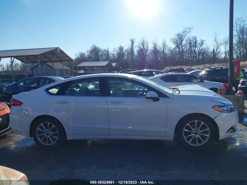 2017 FORD FUSION SE - 3FA6P0HD0HR249543